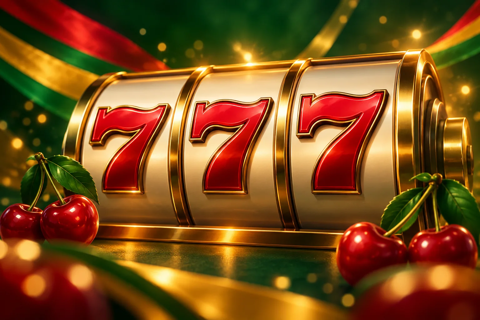 Editorial illustration for 777 Strike Betway Ghana: classic fruit-slot theme guide